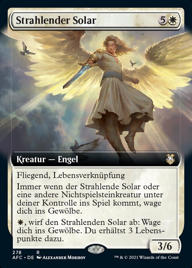 Strahlender Solar