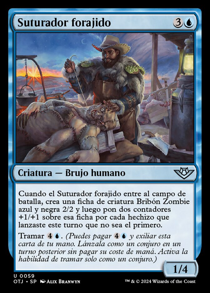 Suturador forajido