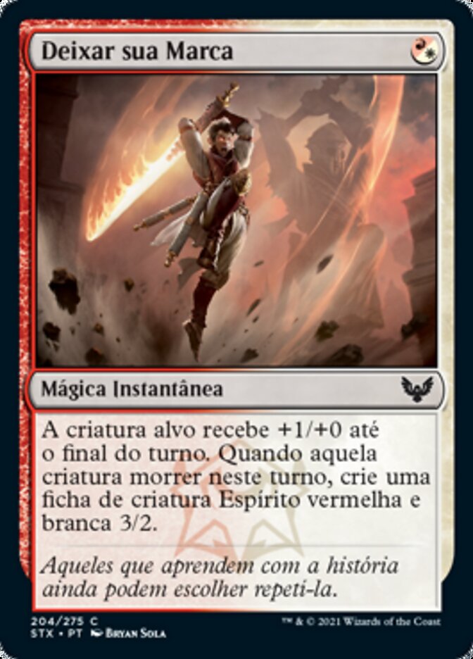 Deixar sua Marca