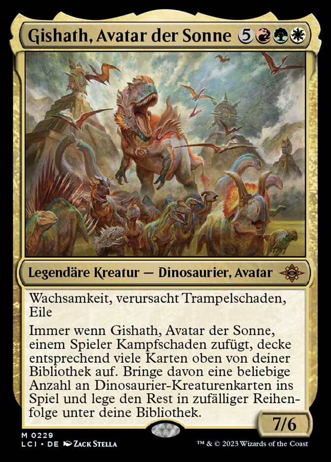 Gishath, Avatar der Sonne