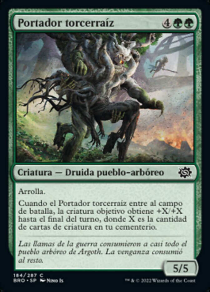 Portador torcerraíz