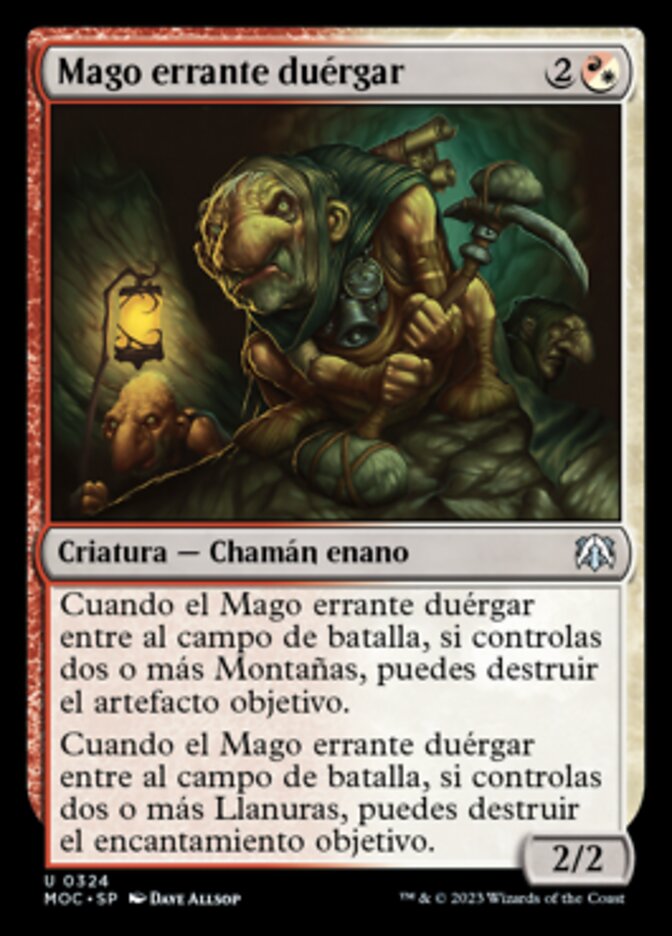 Mago errante duérgar