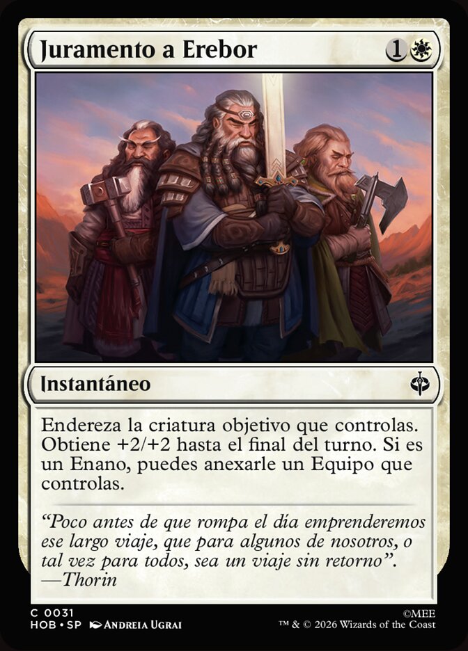 Juramento a Erebor