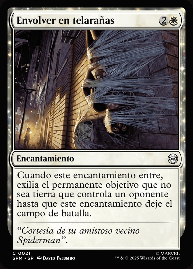Envolver en telarañas