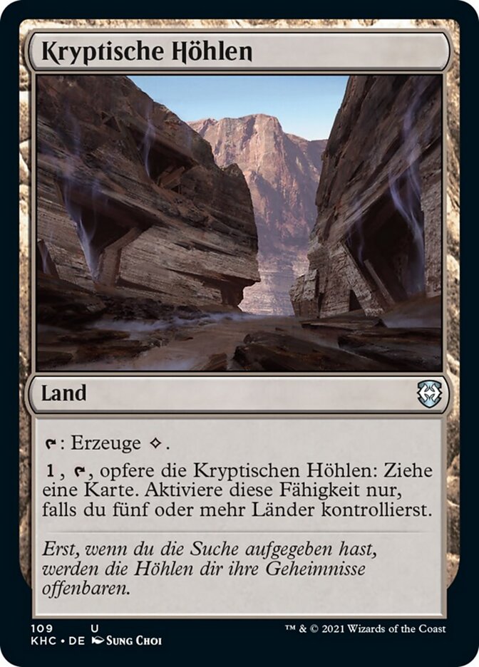 Kryptische Höhlen