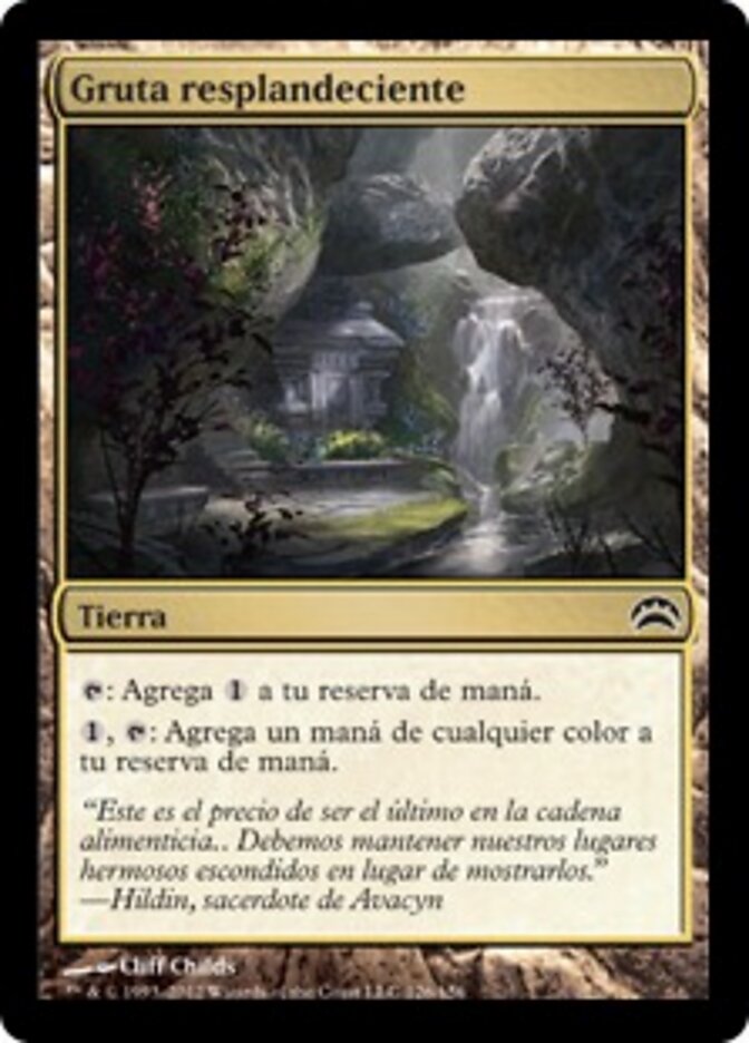 Gruta resplandeciente