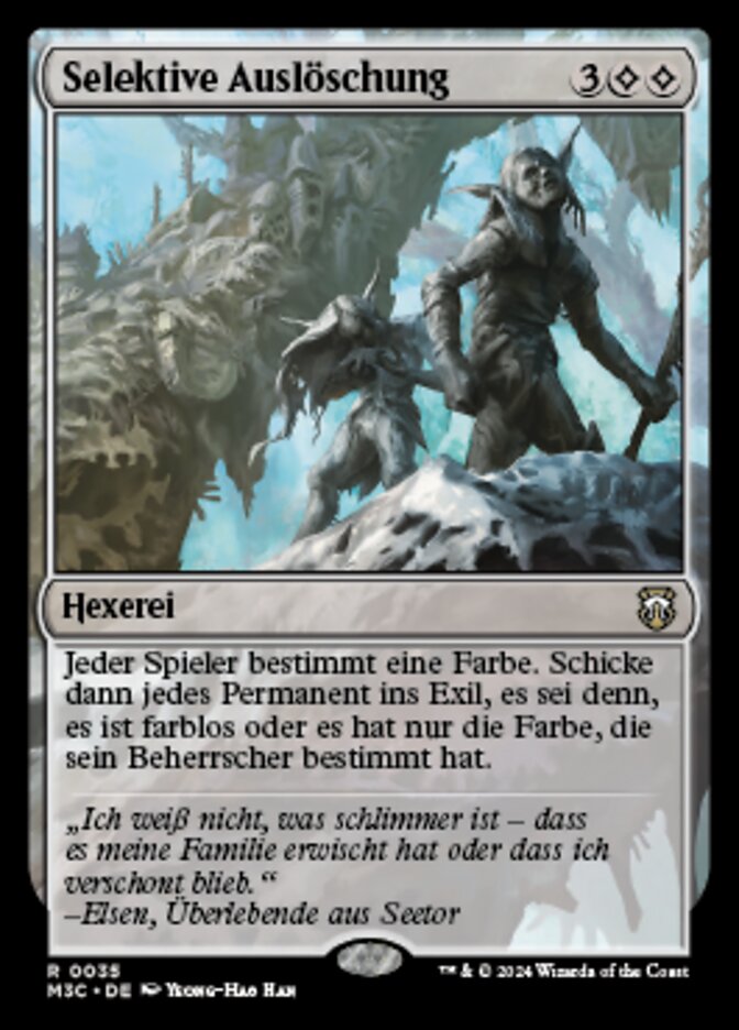 Selektive Auslöschung