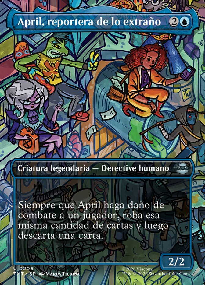 April, reportera de lo extraño