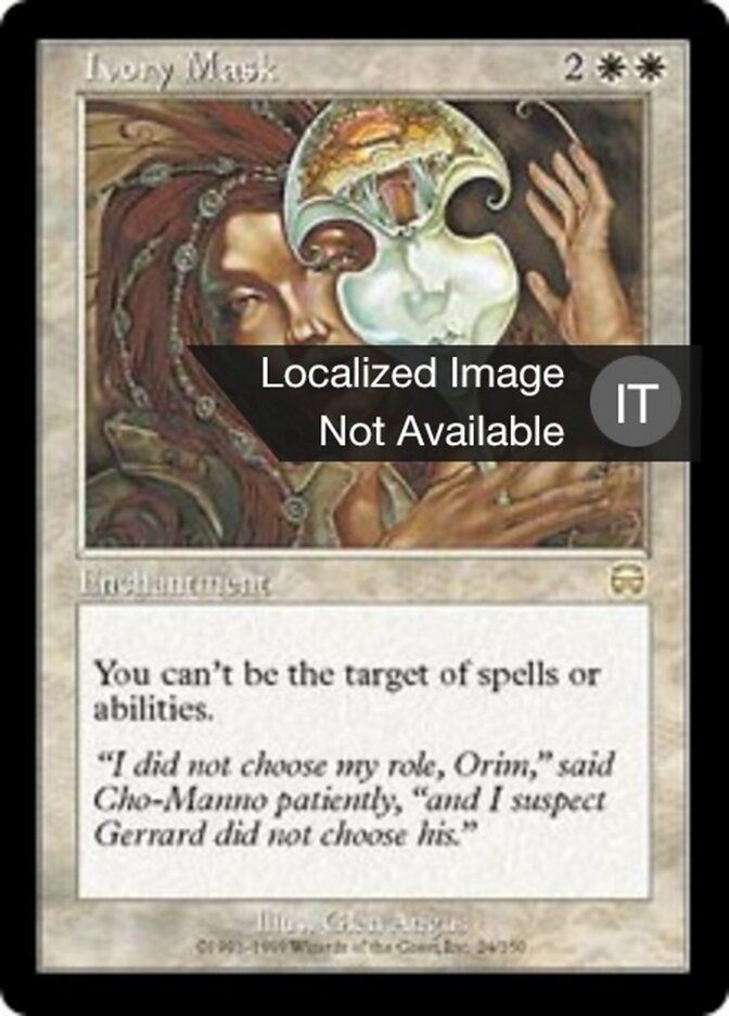 Maschera di Avorio