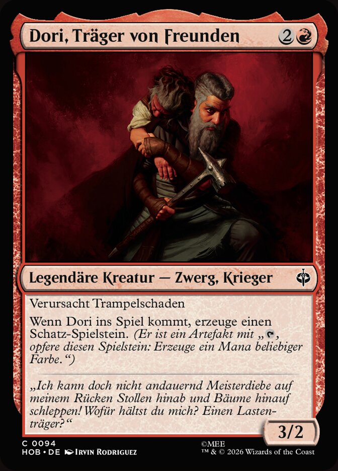Dori, Träger von Freunden