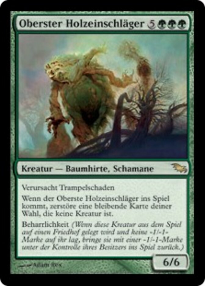 Oberster Holzeinschläger