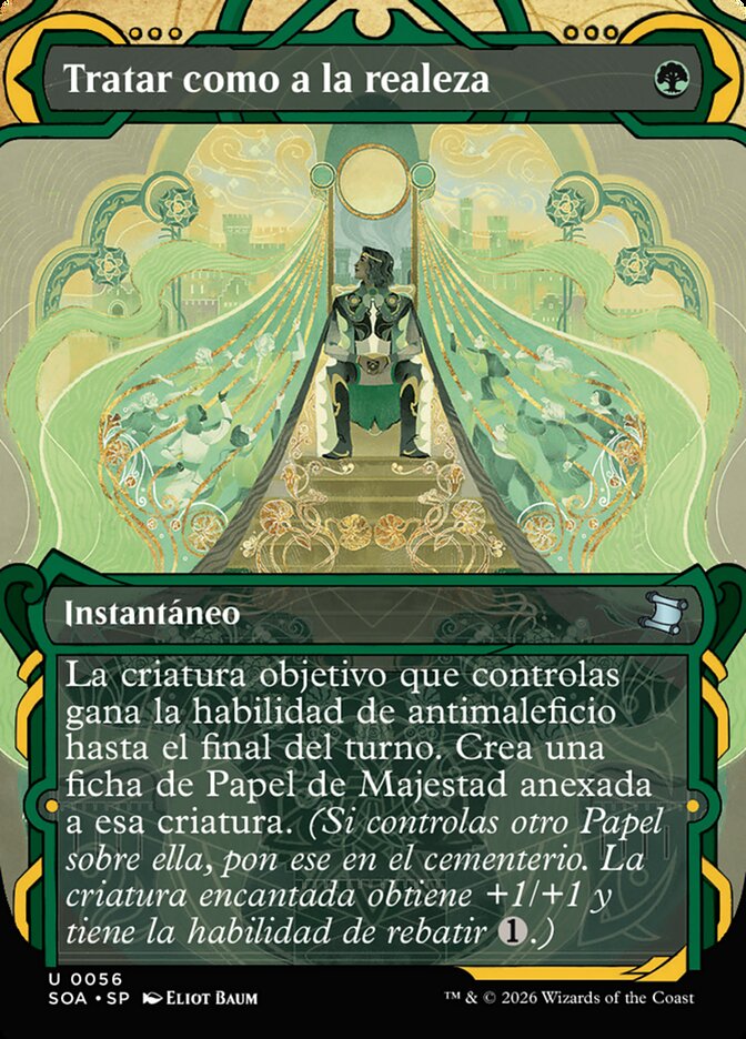 Tratar como a la realeza