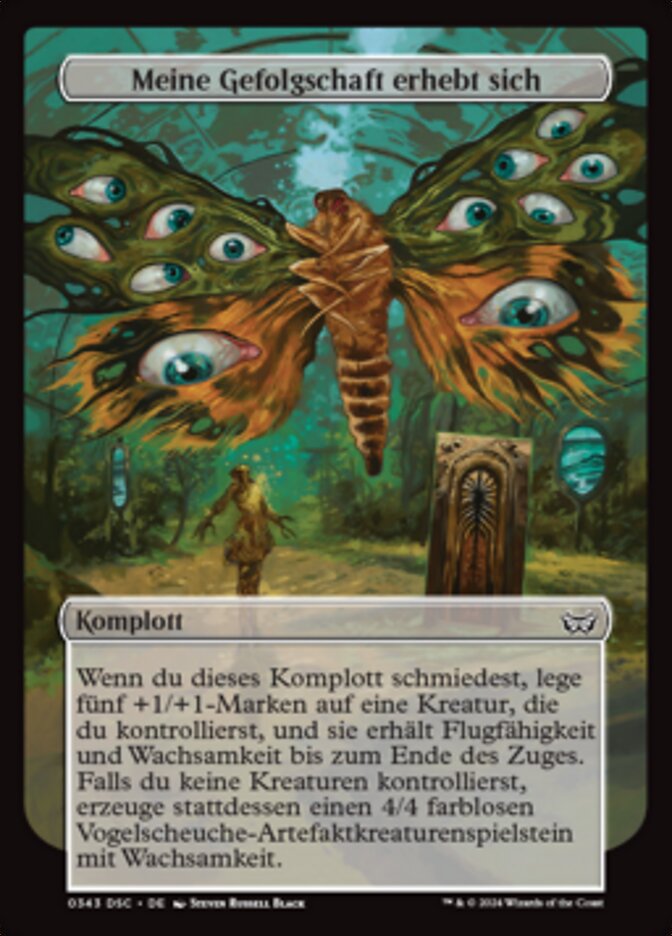 Meine Gefolgschaft erhebt sich