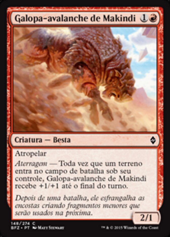 Galopa-avalanche de Makindi