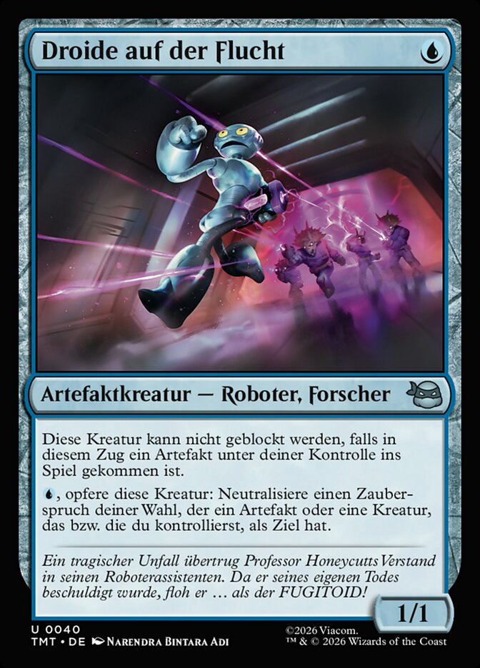 Droide auf der Flucht