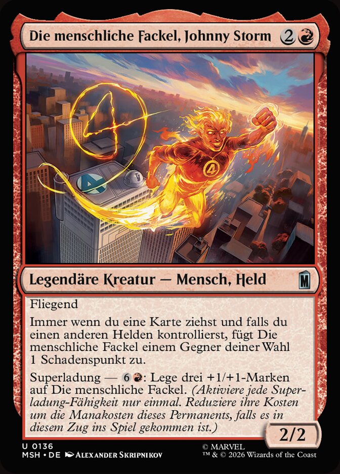 Die menschliche Fackel, Johnny Storm