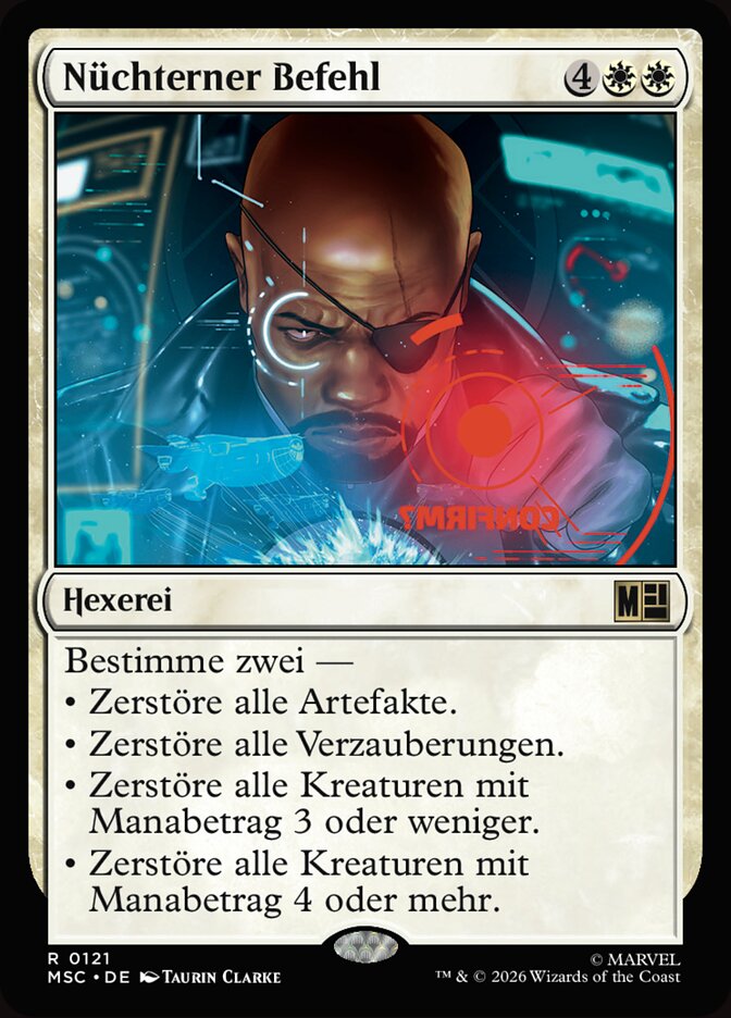 Nüchterner Befehl