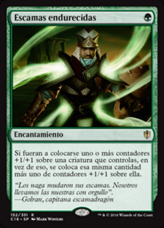 Escamas endurecidas