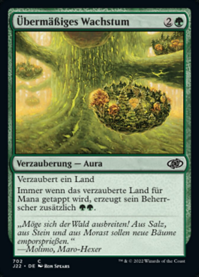 Übermäßiges Wachstum