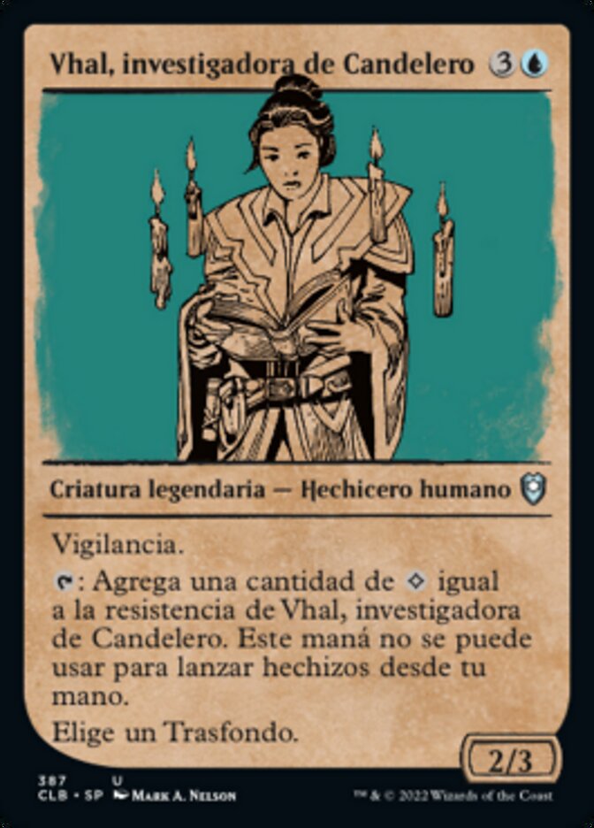 Vhal, investigadora de Candelero