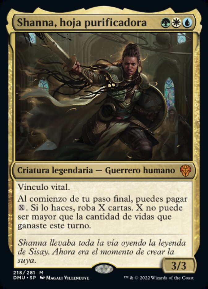 Shanna, hoja purificadora