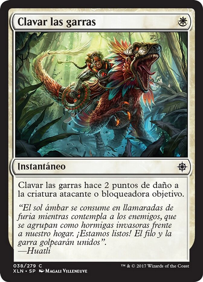 Clavar las garras