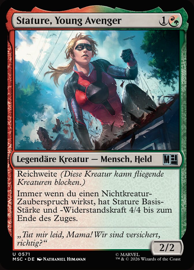 Stature, Young Avenger