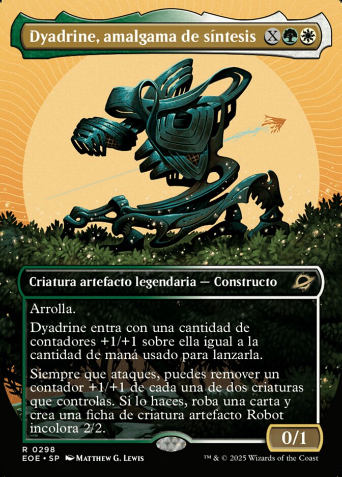 Dyadrine, amalgama de síntesis
