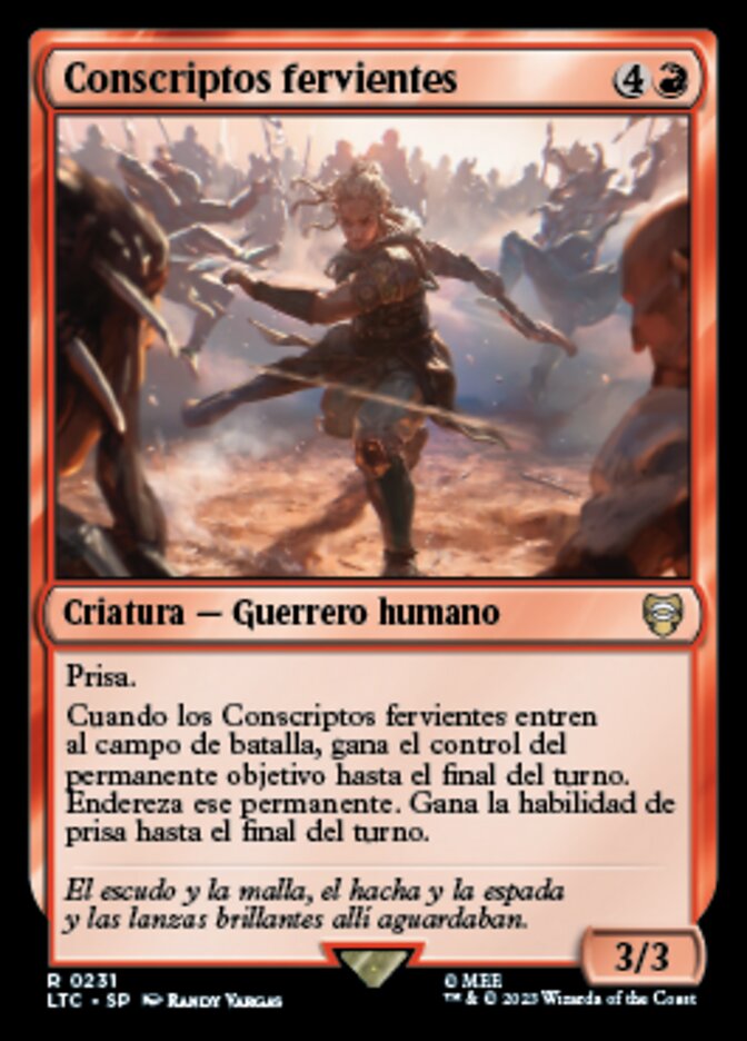 Conscriptos fervientes