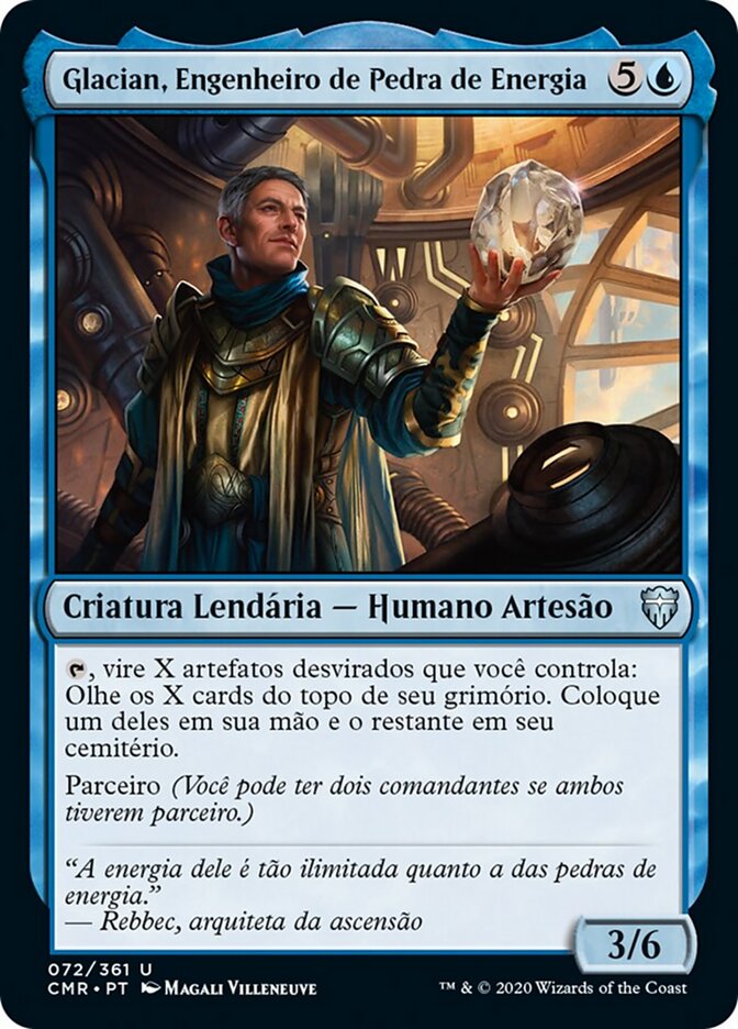 Glacian, Engenheiro de Pedra de Energia