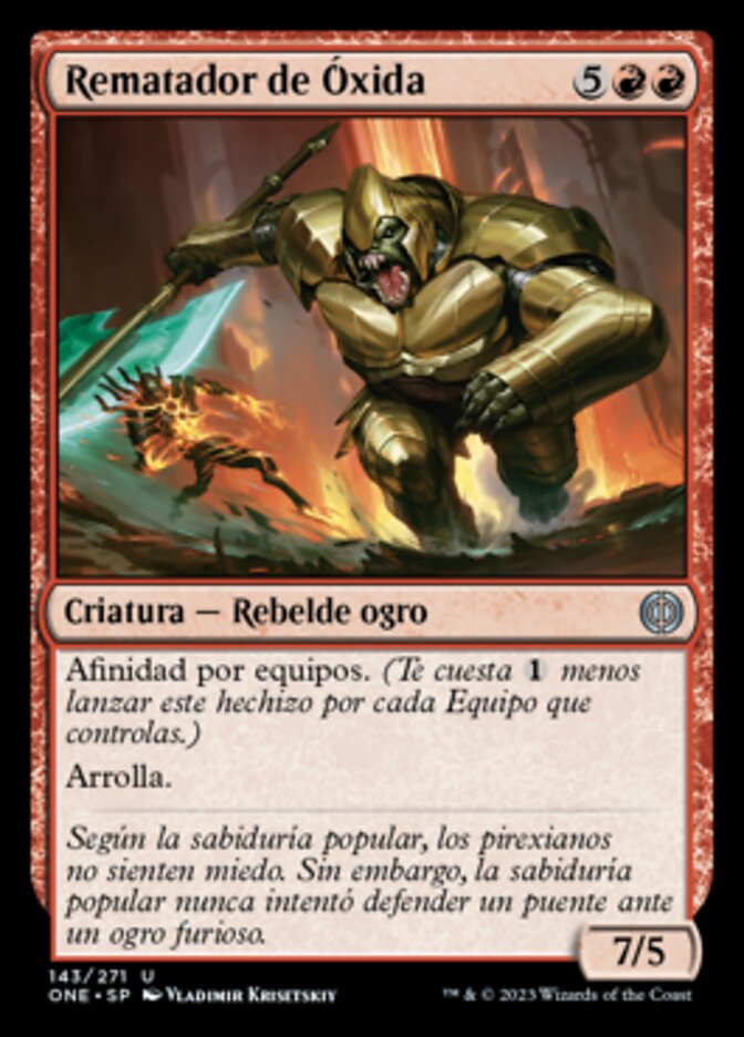 Rematador de Óxida