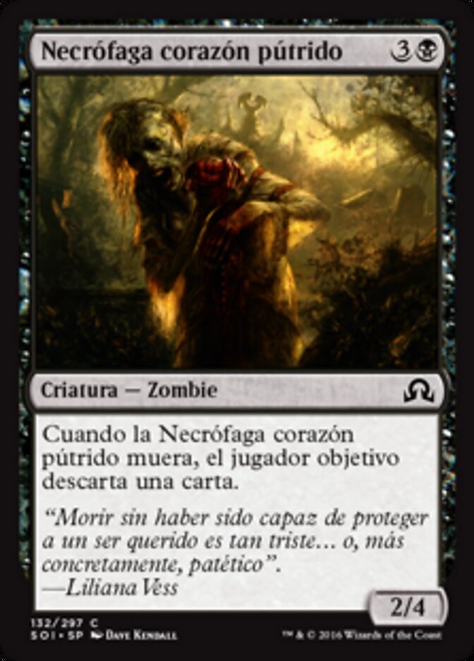 Necrófaga corazón pútrido