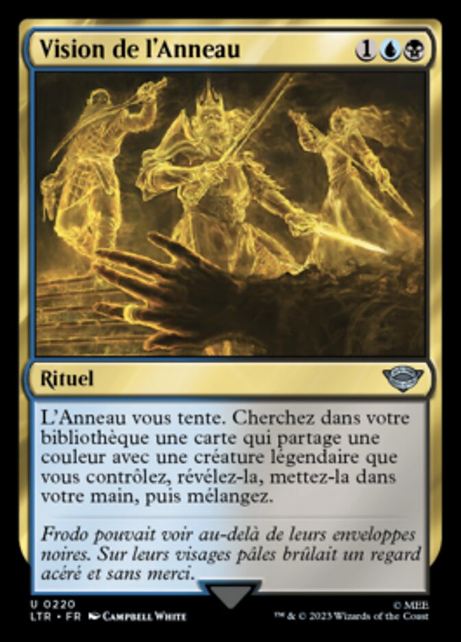 Vision de l'Anneau