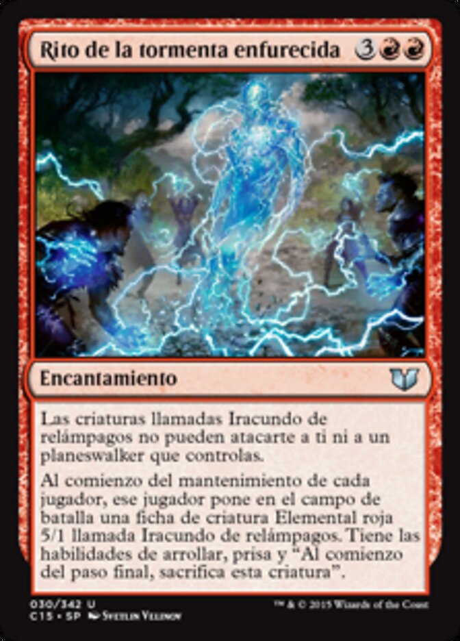 Rito de la tormenta enfurecida