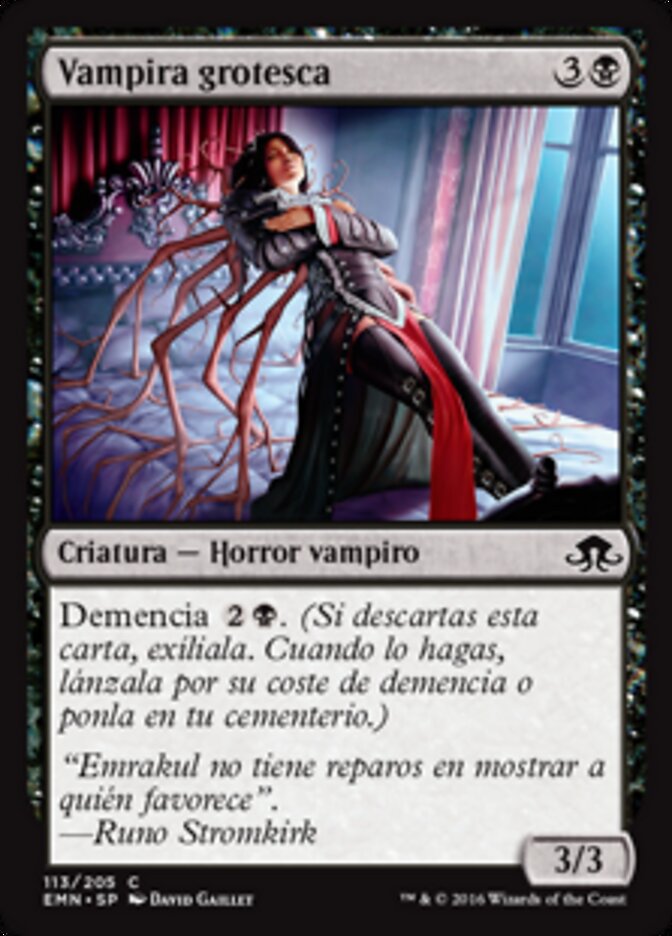 Vampira grotesca