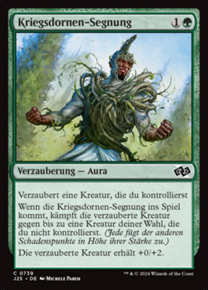 Kriegsdornen-Segnung
