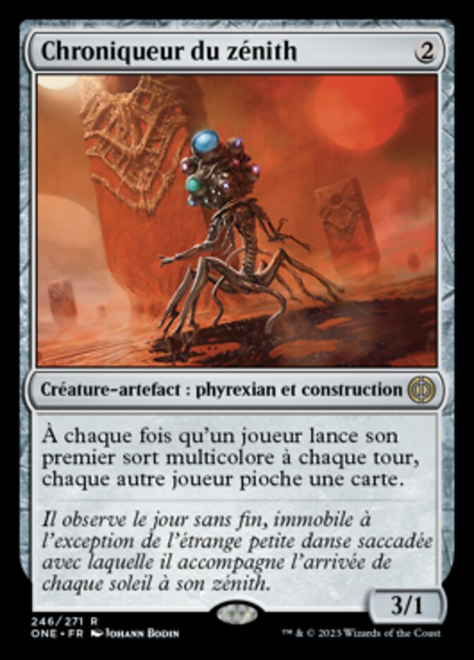 Chroniqueur du zénith