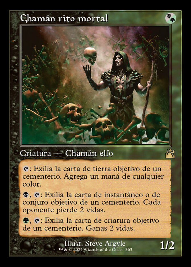 Chamán rito mortal
