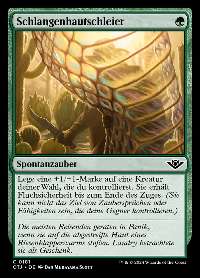 Schlangenhautschleier