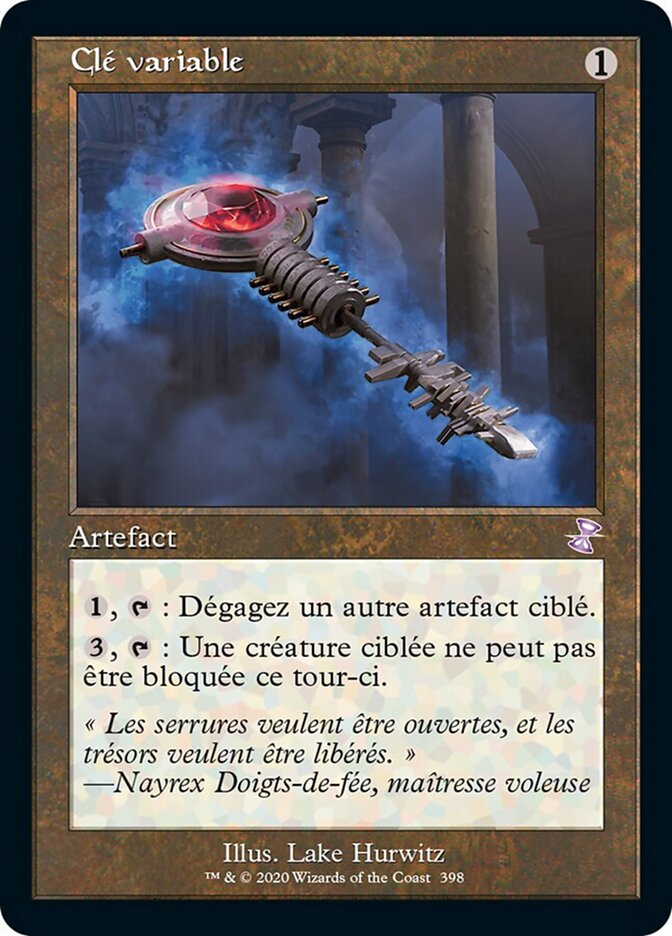 Clé variable