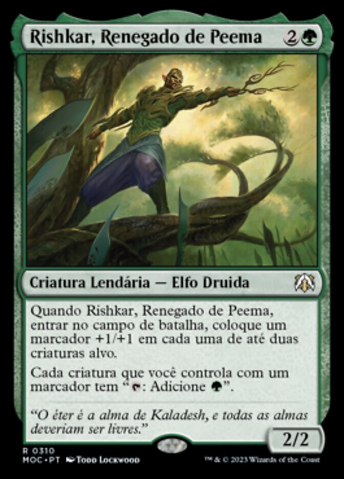 Rishkar, Renegado de Peema