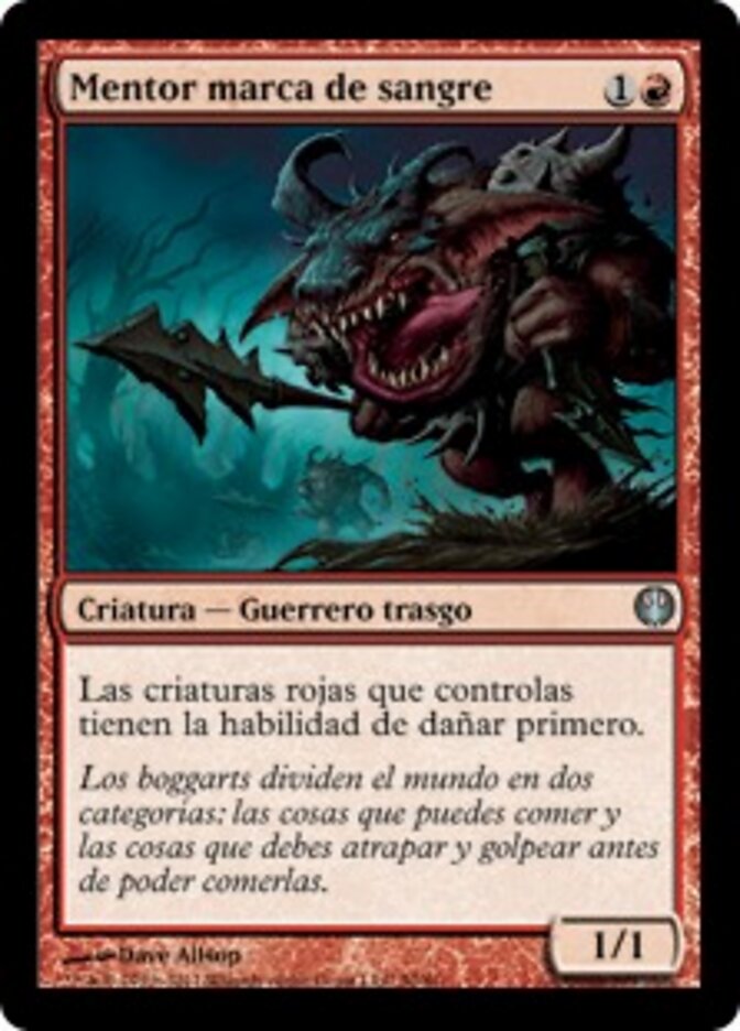 Mentor marca de sangre