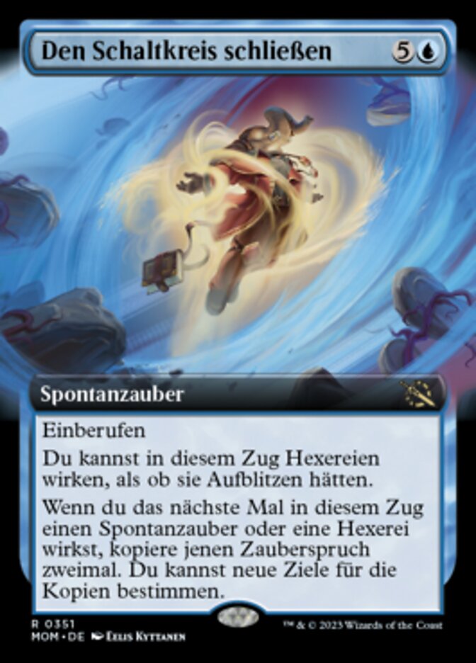 Den Schaltkreis schließen