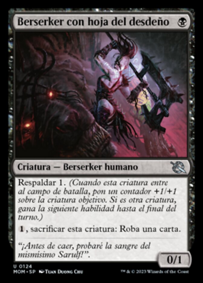 Berserker con hoja del desdeño