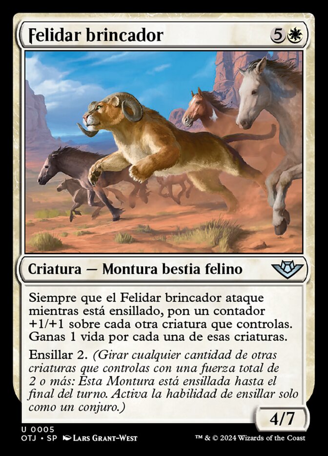 Felidar brincador