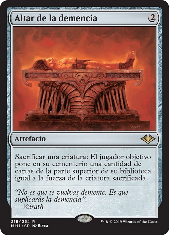 Altar de la demencia