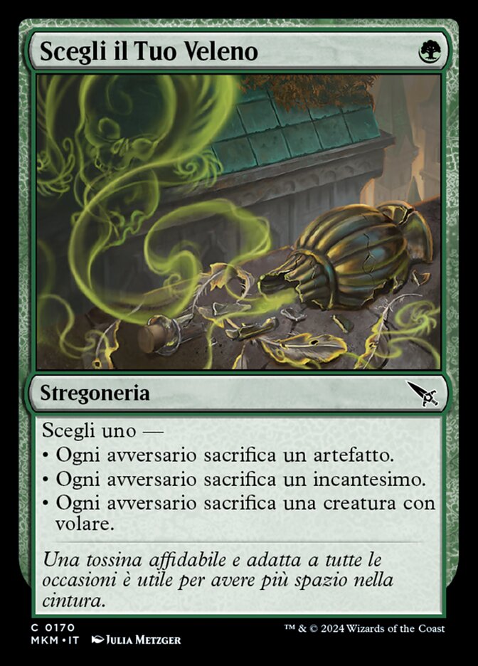 Scegli il Tuo Veleno