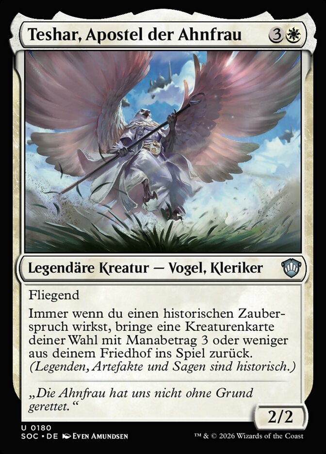 Teshar, Apostel der Ahnfrau