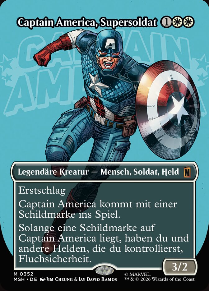 Captain America, Supersoldat