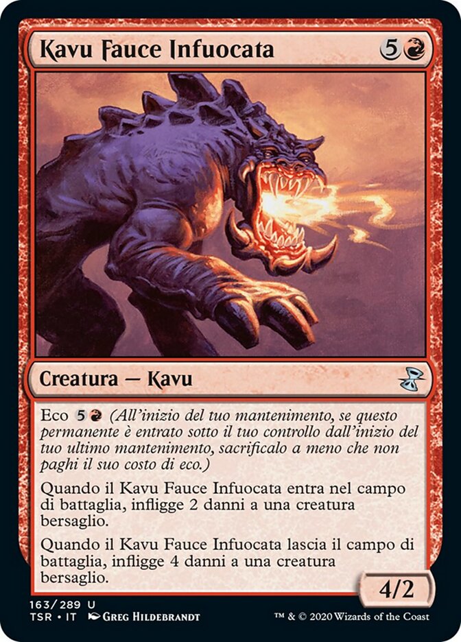 Kavu Fauce Infuocata